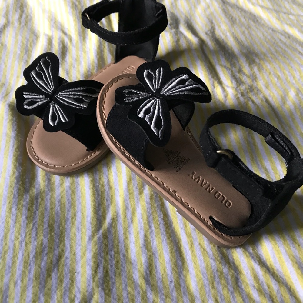 Old Navy Infant Butterfly Sandals Size 5